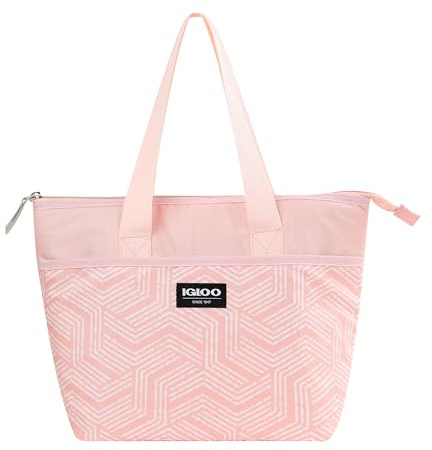 IGLOO Print Essential Mini Kühltasche 9L – kompakte isolierte Kühltasche grau für Lunch, Snacks & Getränke – leichte tragbare Lunchbag ideal für Büro, Schule, Picknick, Reisen & Outdoor
