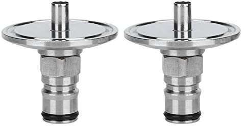 ATUMY Heimbrau-Sets Druckminderer 2Pcs Homebrew Keg Posts Parts 1.5in Tri Clamp to Keg Ball Lock Post Adapter