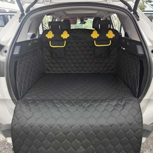 BQKCD Car Boot Protector for Ford Puma ST-Line 2020 2021 2022 2023, Car Boot Liner Protector Non-slip Waterproof with Side Protector Cargo Cover Mat Easy to Clean
