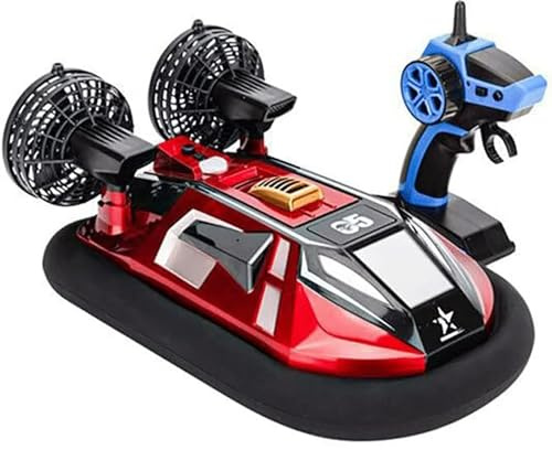 2.4G RC-fordon, RC-fartyg fjärrstyrd båt amfibisk svävare All Terrain Water Beach Pool radiostyrd båt vattentät elektriska leksaker