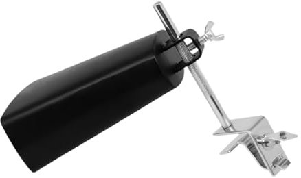 Folpus Cencerro de Bombo con Abrazadera, Instrumento Musical para Fiesta de Cumpleaños Y Conciertos