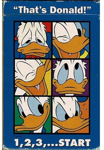 Disney Thats Donald! Spielkartendeck (Einheitsgröße) (blau/mehrfarbig)