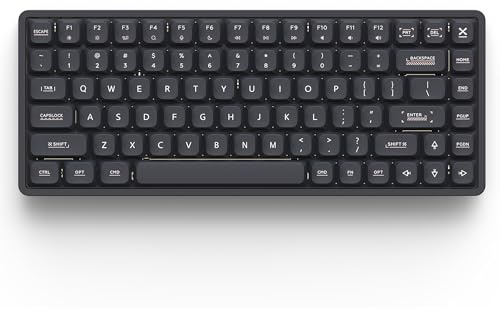 IQUNIX Magi75 Low Profile Mechanical Keyboard, 75% Layout, Tri-Mode, Full Aluminum Body, Hot-Swappable, RGB Backlit, VIA Customizable for Mac/Windows/Linux