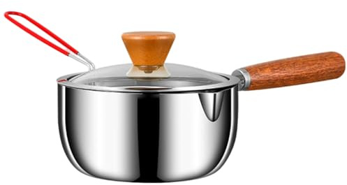 CYDZSRA 304 acciaio a tre strati latte in acciaio universale giapponese per fornello a induzione fiamma aperta, preparazione minimalista di zuppe in lattina