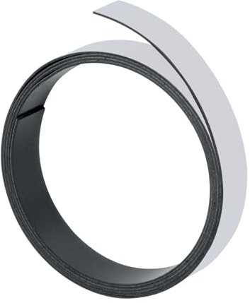 Franken M805 12 - Nastro magnetico, 100 cm x 5 mm, spessore 1 mm, grigio
