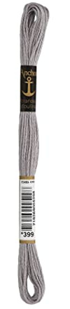 Anchor Sticktwist, 4635000-00399, Farbe:399, Stickgarne