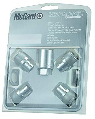 McGard 21156SL Ultra High Security - Tuercas antirrobo para ruedas (base plana, M12 x 1,5, largo 35 mm, SW21)