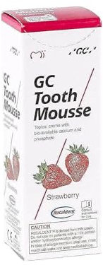 Gc Tooth Mousse Protección Diente Crema Fresa, 1-Pack (1 X 40 G)