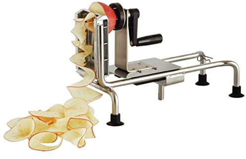 202020 Bron-Coucke Edelstahl Gemüseschneider Mandoline Le Rouet, 25cm x 14cm x 36cm