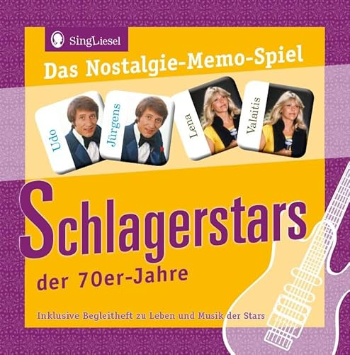 SingLiesel Schlagerstars. Das Nostalgie-Memo-Spiel für Erwachsene und Senioren