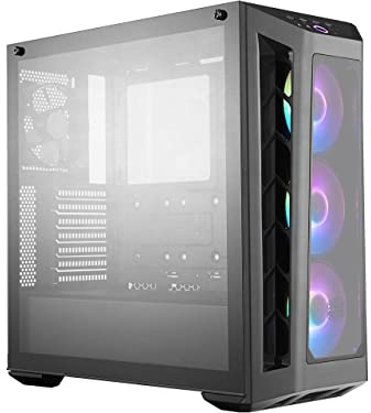 Cooler Master MasterBox MB530P ARGB - Case PC ATX con 3 Pannelli in Vetro Temperato, 3 Ventole da 120mm Preinstallate, Configurazioni Flusso Aria Flessibili - ARGB