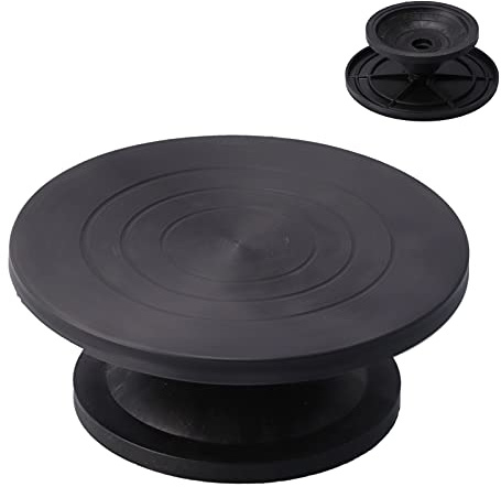 Rotate Turntable pottery wheel Heavy Duty Professional Adjustable Metal for Paint Spraying Spinner Cake Decorating Stands