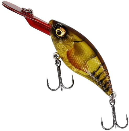 Westin BuzzBite Crankbait Suspending - Wobbler, Länge/Gewicht:6cm / 10g, Farbe:Clear Brown Craw
