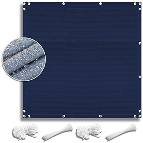 ZQXFZ BalkonfäCher 2x3.5M. Oxford-Stoff，Kordel + Kabelbinder. Beschattung, Wasserdicht, gelten balkonschutz Preisleistung Haltbarkeit von Windschutz Balkon Ohne Bohren