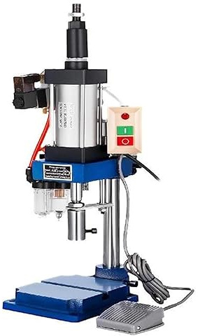 ALSUP 200KG Vertikale Pneumatische Stanzpresse Lochstanzmaschine Fußpedal Manuell zum Biegen Nieten Strangpressen Umformen Einfach zu bedienen Für Profis und Anfänger