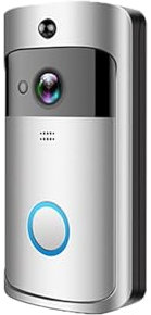 ThikK 1PCS 720P HD Smart Home Wireless WIFI doorbell Camera Security Video Intercom IR Night Vision AC Battery Operated Home Doorbell(Doorbell 1X,U/K)