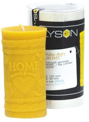 Kerzengießform Stumpenkerze mit HOME Silikonform Kerzen Bienenwachs Silikonform Bienenwachskerzen Silikonform zur Kerzenherstellung Bienen Imkerei Imker