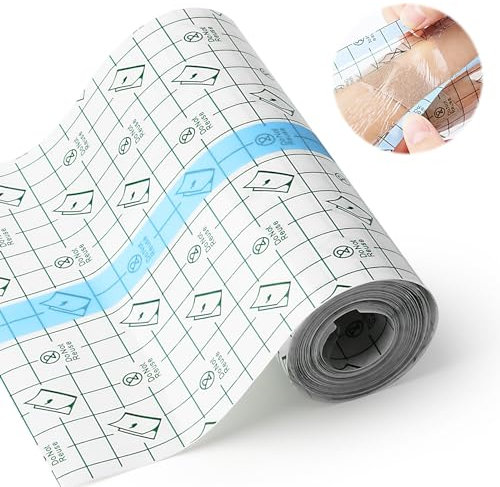 Bandage Transparent Imperméable,15cm X 5m Pansement Waterproof,Pansement Tatouage Waterproof,Pansement Adhésif pour Sport, Douches, Protéger Tatouage