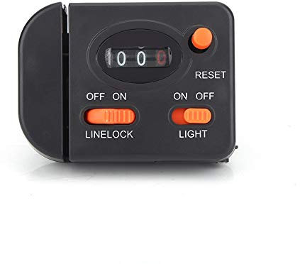 shenruifa Professioneller Clip-on-Angelschnur-Zähler, Tiefenmesser, Digitales Display, 99 M