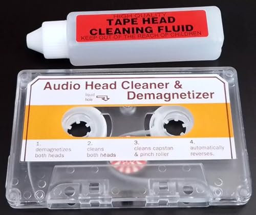 Tape Head Cleaner & Demagnetizer For Hitachi Cassette Tape Recorder Player deck