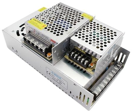 EWWFGUR Fuente de alimentación AC DC 24V 12V 3V 5V 9V 12V 15V 18V 24V 36V Fuente de alimentación 1A 2A 3A 5A 6A 8A 10A 20A Transformadores de iluminación Controlador LED(2A,15V)