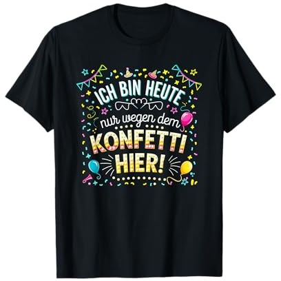 Lustiges Konfetti Karneval Kostüm Umzug Fastnacht Fasching T-Shirt