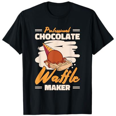 Chocolate Waffles Novelty For Waffle And Breakfast Fans T-Shirt