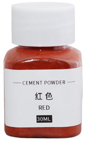 Cement Power, Oxide Pigment Powder, Concrete Dye, Iron Oxide Powder, 30 ml Concrete Dye Tinting Pigment, Dye for Artistic, Decorative Painting, Concrete, Clay, Lime, Plaster