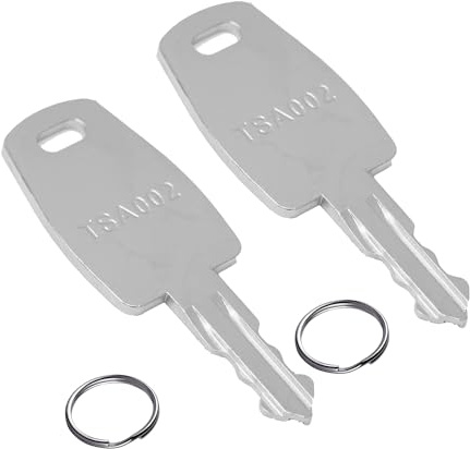 TSA 002 Lot de 2 clés TSA002 multifonctionnelles pour bagages, valises, mots de passe, serrures TSA