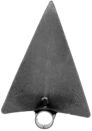 OFFSCH Azada Triangular De Jardín Herramienta Multiusos Cabeza De Deshierbe Accesorio De Plantación Color Gris Plata para Huerto