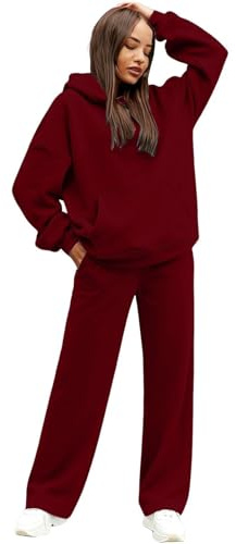 SCBFDI Tute da Ginnastica Completino Palestra Donna Tuta Elegante Arancione Pantaloni Estivi Apicoltore Maid Dress Set Completo Costume Rossa Estiva Rosso 2XL
