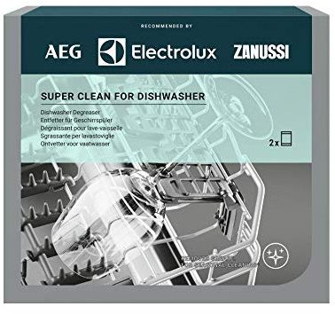 Rengöringsmedel för rengöring av diskmaskin 50284847006 ELECTROLUX REX, AEG 4055008728 2 50G-fickor