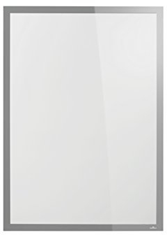 Durable Info-Rahmen Duraframe Poster Sun (50 x 70 cm, Plakatrahmen für Schaufenster) 1 Stück, silber, 500523