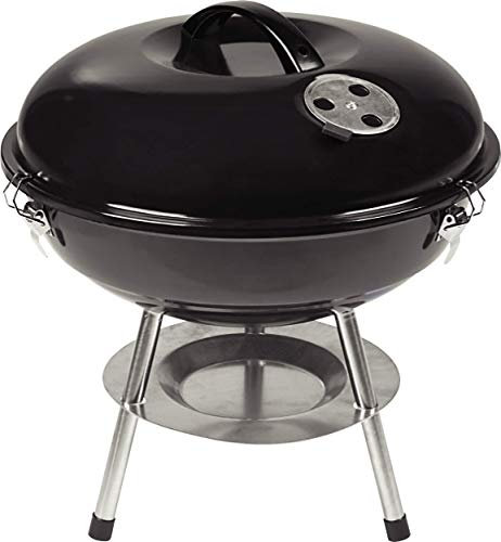 ACTIVA Kugelgrill Teneriffa | Premium Camping Grill mit einstellbarer Luftzufuhr, hochwertigem Grillrost & Deckel | Holzkohle Grill für ein gelungenes Barbecue