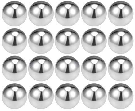 sourcing map 1/4 Inch Bearing Balls 316L Stainless Steel G100 Precision Balls 20pcs