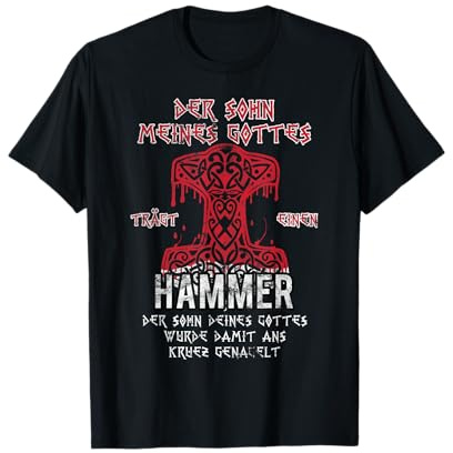 Gottes Sohn Odin Hammer Mythologie Nordisch Germanen T-Shirt