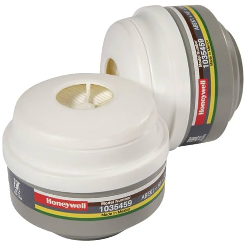 Honeywell North® 1035459PSS Twin ABEK1P3 Filtres pour masques HM500 Lot de 2 filtres à baïonnette de rechange