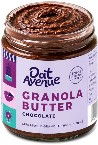 Oat Avenue Granola Butter Vegan Nut Free Peanut Butter Alternative | Spread it, swirl it, blend it or bake with it – the versatile oat spread for every breakfast and snack