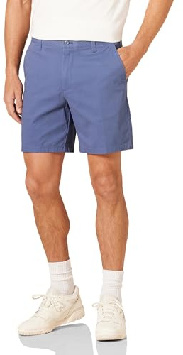 Amazon Essentials herr Slim-Fit 7 stretch chinos kort, mörkblå, 31