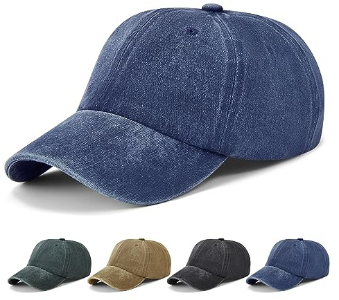 Woodland Leathers Baseball Cap - 100% Cotton, Breathable, Adjustable Cap for Men and Women. Classic Sports Golf Cap Casual Cap, Men's Summer & Golf Sun Hat - Excellent UV Protection