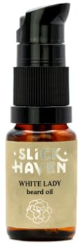 Slickhaven White Lady Bartöl 10ml / 30ml – blumig-orientalischer Duft – Handgefertigte Qualität – Pflegend, weichmachend & beruhigend (10 ml)