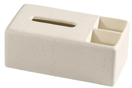 Kosmetiktücher Box Taschentuchbox, Fernbedienungs-Organizer, multifunktionaler Taschentuchbox-Halter, rechteckige Taschentuchspenderbox for Badezimmer, Küche, Wohnzimmer, Büro für Esszimmer Badezimmer
