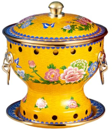 OYWEHECE Cloisonne Hot Pot Kupfer Hot Pot Partys Alkohol Hot Pot Küche Kochgeschirr Chafing Dish Chinesische Hot Pots Old Beijing Hot Pot,A
