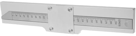 ABOOFAN Jauge De Profondeur De Bande De Roulement De Pneu Avec Loupe Outil De Mesure Précis Pour Bande De Roulement Des Pneus Règle De Profondeur Métal Facile à Utiliser