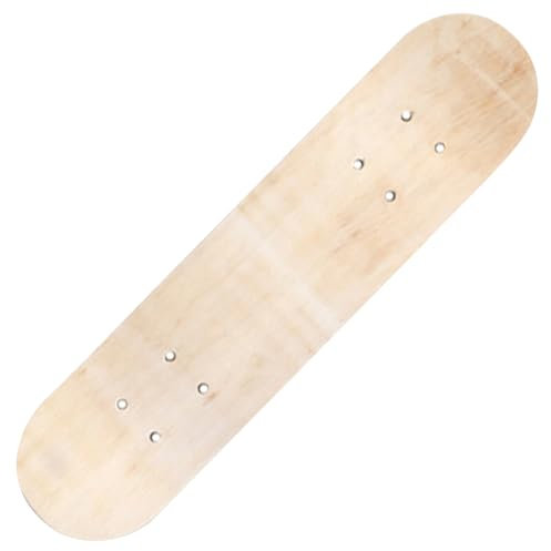 Xoeryoy Blankes Skateboard-Deck, 24-Zoll-Doppelkonkave und 7-Layer-Holz-Skateboard-Deck, perfekt für DIY-Kunst