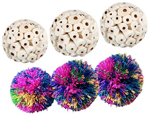 ZWTPGKRD Papageien Hamster Kaninchen Zähne Schleifwerkzeuge Spielzeug Haustier Lafite Gras Getrocknete Natürliche Pflanzenwurzel Beißgras Kauspielzeug Futterbälle für Vögel Ball Sittich Ball für