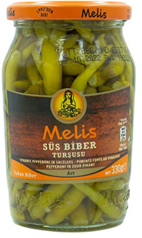 Melis Scharfe Peperoni in Salzlake 330g