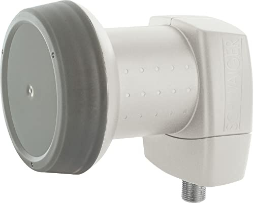 Schwaiger Single-LNB für SAT-Einteilnehmeranlagen hellgrau