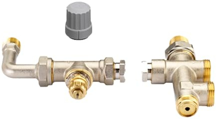 Steigrohrventile Danfoss RA-KE Set 1/2 - 013G3341