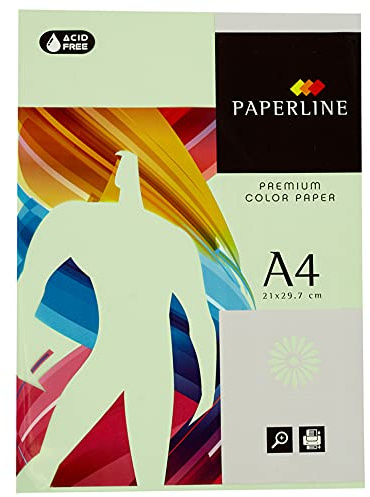 paperline S4581410 (Tamaño A4, 80 g/m² papel de color – Lagoon (500 unidades)